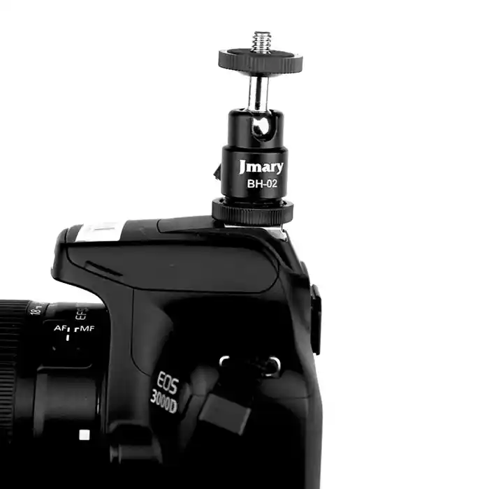 Jmary BH-02 Phone Holder with Cold Shoe and 1/4 Tripod Mount for stable hands free mobile photography